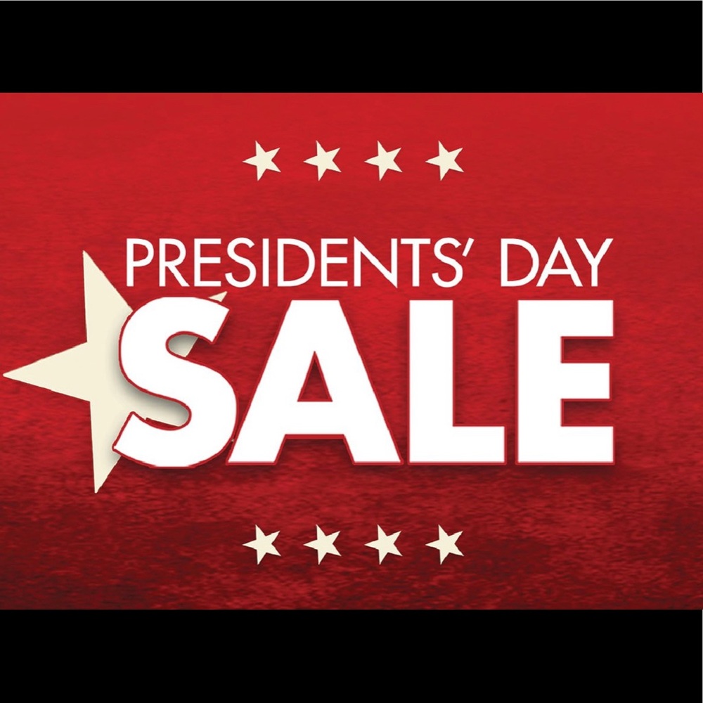 President’s Day Sale for three days!!!